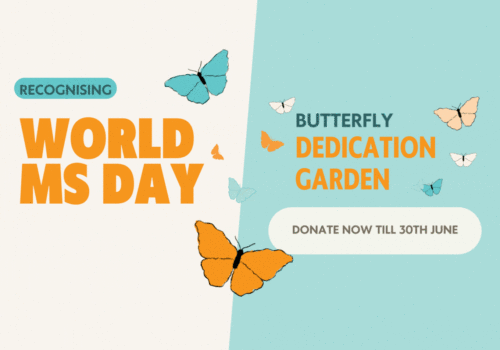 World MS Day with butterfly dedication garden