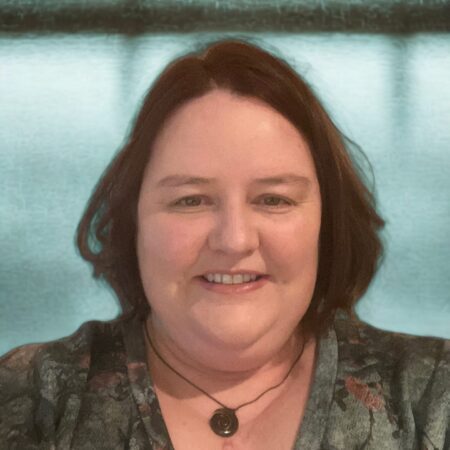 Head shot of Jodie Peters smiling