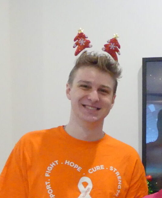 Tobias pictured with Maria Potter