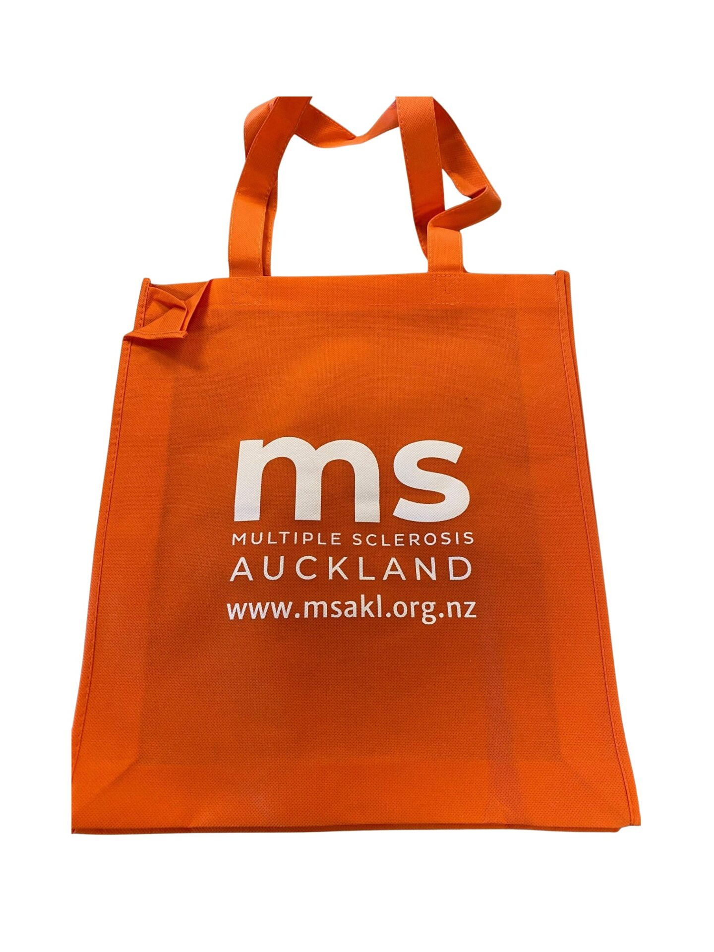 Orange MS Auckland tote bag
