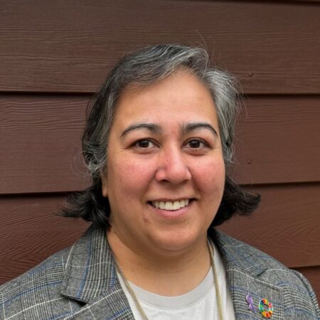 Head shot of ANita smiling