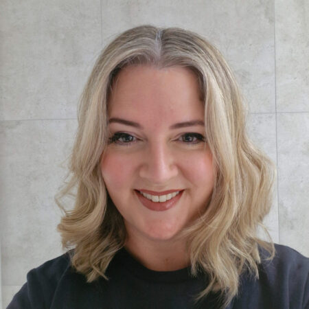 Head shot of Serica smiling