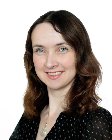 Head shot of Rebecca Maguire smiling